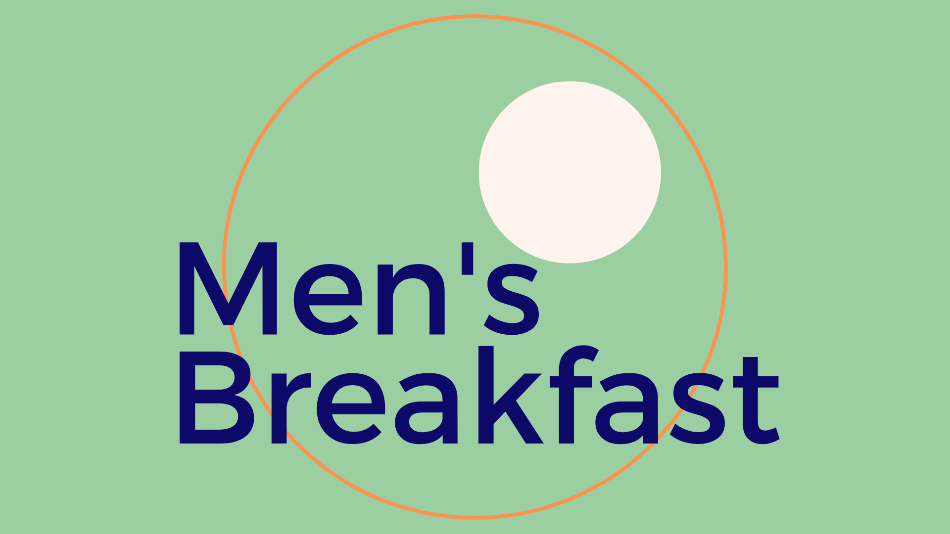 Men's breakfast editable