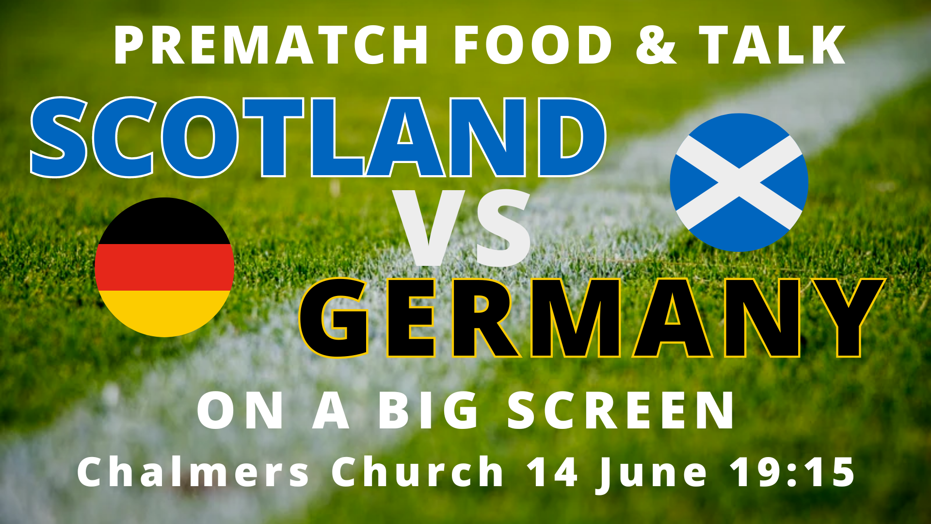 Scotland vs Germany outreach